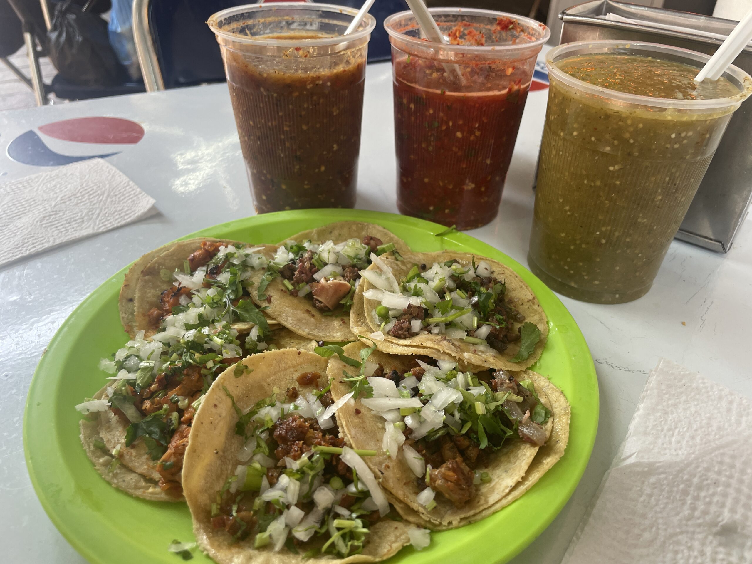 メキシコシティで食べたタコス